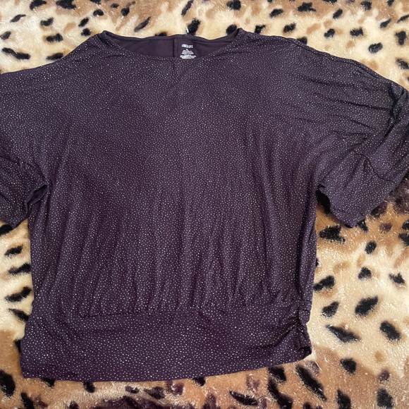 Jennifer Lopez Tops - Jennifer Lopez Dark Purple Long Sleeve Top